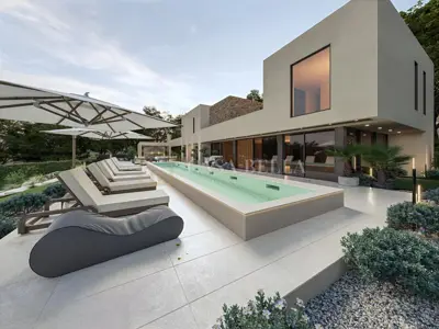 Luksuzna moderna vila 320 m² s bazenom