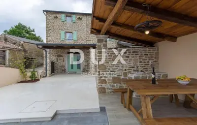 Haus 115 m², Motovun - Pool und Blick auf die Hügel - 6