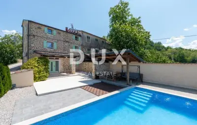 Haus 115 m², Motovun - Pool und Blick auf die Hügel - 2