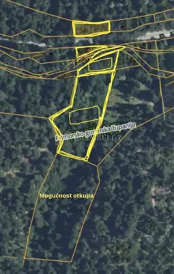 Zemljište 7.000 m², Fužine - uz glavnu prometnicu