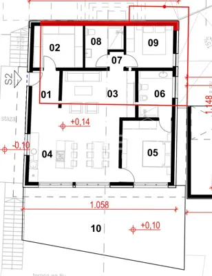 Wohnung zum Kauf in Mikulići, 187 m² - 2