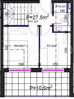 3soban penthouse, novogradnja K.Novi, garaža, lift - 11