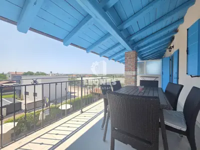 Two-bedroom apartment with a view of the sea and a swimming pool in the vicinity of Umag