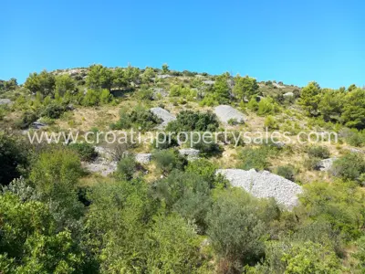 Agricultural land, Otok Brač - sea view - 2