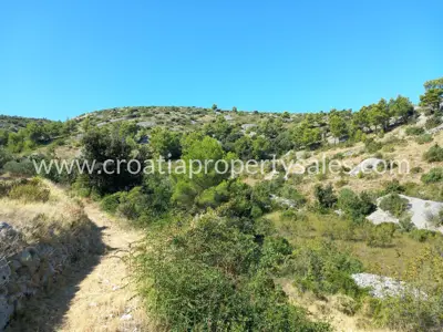 Agricultural land, Otok Brač - sea view - 7