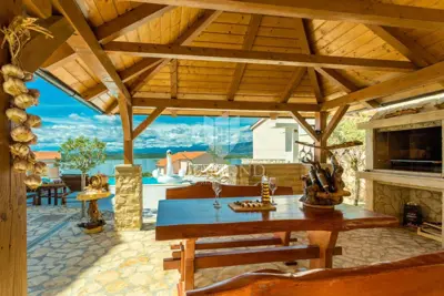 Apartment house in Klimno, pool and sea view - 7