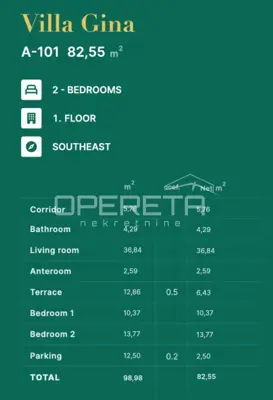 Wohnung zum Kauf in Privlaka, 82,6 m² - 4
