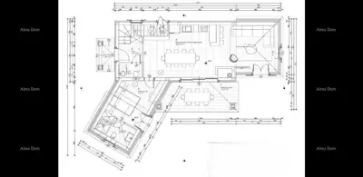 Building land, Tinjan, house project with pool - 3