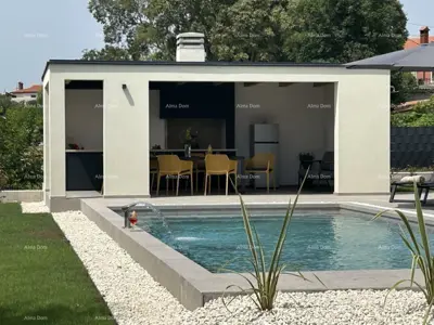 Haus mit Pool, Svetvinčenat, Südwestausrichtung und Hof - 20