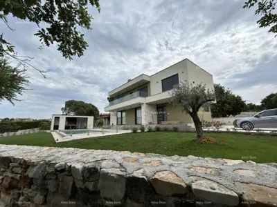 Haus mit Pool, Svetvinčenat, Südwestausrichtung und Hof - 6