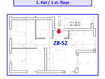 Apartment 58 m², Veli vrh, Pula - new build with loggia - 3