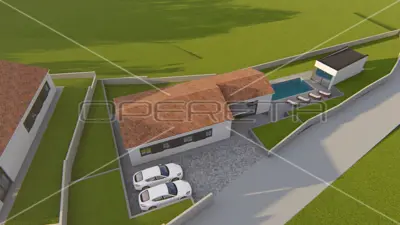 Građevinsko zemljište 891 m², Kršan - dozvola i plaćeni doprinosi