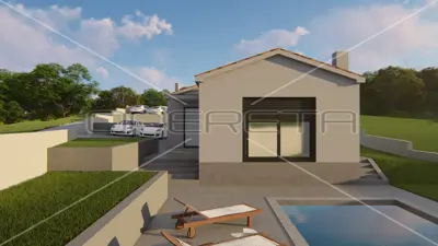 Građevinsko zemljište 891 m², Kršan - dozvola i plaćeni doprinosi - 8