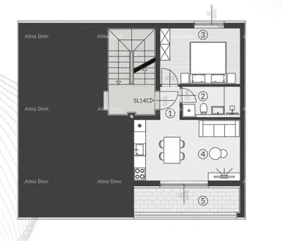 Wohnung in Štinjan, Pula, 1. Stock, 1 Parkplatz - 10