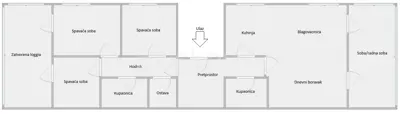 Apartment 110 m², Blato, comfortable five-room apartment - 14