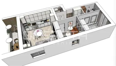 Wohnung 76 m², Lonjica - 3 Zimmer mit Parkplatz - 2