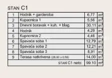 Stan 99 m², Veruda, Pula - 3 sobe i natkrivena terasa - 12