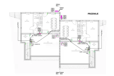House 160 m², Kaštel kod Buja - shell construction under roof - 10