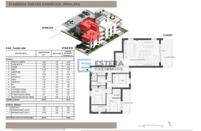 Apartment S10 166 m² Sabunike, Privlaka