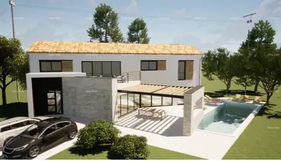 Vila 196 m², Vrsar - privatni bazen i više terasa