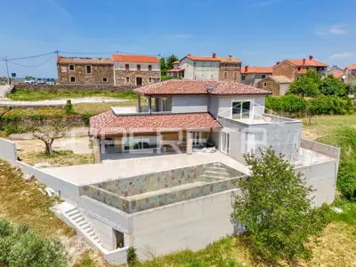 Istra, Momjan- Samostojeća kuća, s predivnim otvorenim pogledom - 1