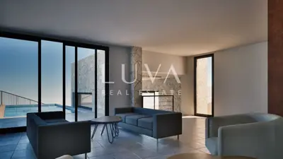 Kvarner, Brseč, Baugrundstück 1.173 m² mit Meerblick - 4