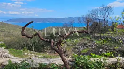 Kvarner, Brseč, Baugrundstück 1.173 m² mit Meerblick - 8