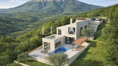 Kvarner, Brseč, Baugrundstück 1.173 m² mit Meerblick - 3