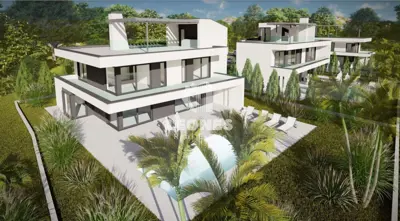 Vila 306 m², Poreč - bazen i pogled na more - 4