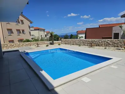 Malinska - nova kuća s bazenom, 170 metara od mora - 3