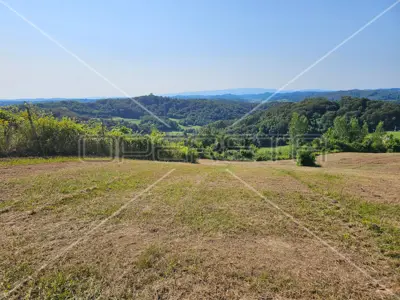 Building land, Pregrada - panoramic view and location permit - 2