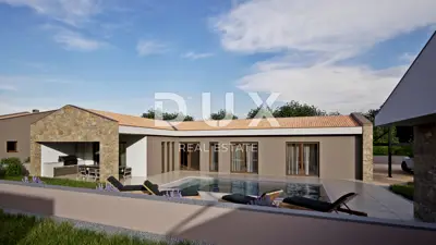 Haus 123 m², Barban - moderne ebenerdige Immobilie mit Pool - 3