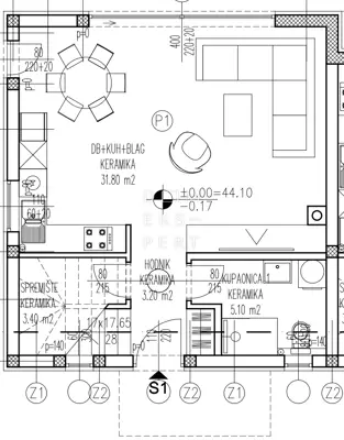 Mandre, zweigeschossige Wohnung mit Pool, 110 m² - 16
