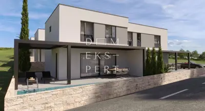 Mandre, zweigeschossige Wohnung mit Pool, 110 m² - 14
