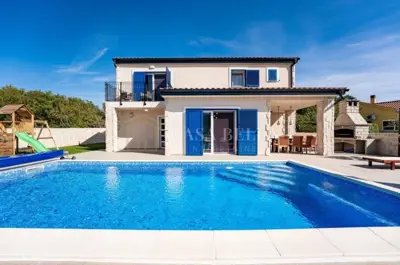 Vila s bazenom, Dobrinj, otok Krk - 4 sobe i 4 kupaonice - 2