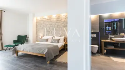 Villa 240 m², Viškovići - Panoramablick auf das Meer und Pool - 11