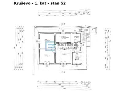 Kuća 151 m², Kruševo - 3 stana, 50 m od mora - 22