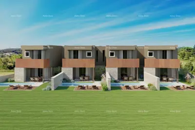 Bale. Moderna kuća u nizu s bazenom, 148,56 m² - 2