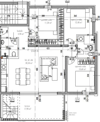 Apartment 128.9 m², Sukošan - 3 bedrooms, terrace - 10