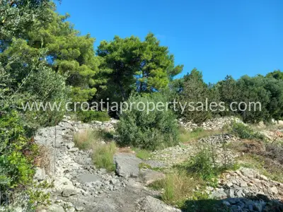 Plot 3,036 m², Otok Brač - sea view - 3