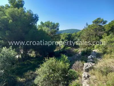 Plot 3,036 m², Otok Brač - sea view - 9
