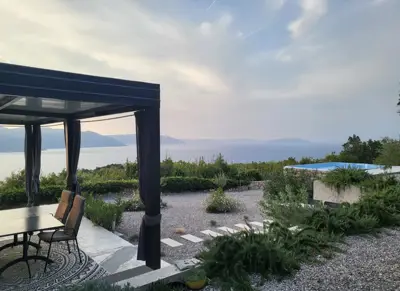 Kuća 127 m², Labin - bazen i panoramski pogled na more - 12