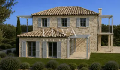 Hvar, Dol, zemljište s građevinskom dozvolom 2321 m², prodaja