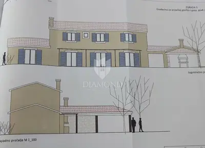 Large plot with project and building permit