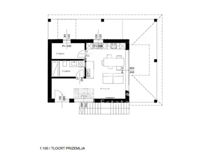 Baugrundstück 600 m², Vižinada, Blick auf Motovun - 12