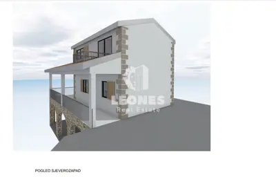 Baugrundstück 600 m², Vižinada, Blick auf Motovun - 6