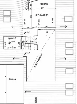 Stan 134 m², Črnomerec - dvoetažni, terasa i sauna - 18