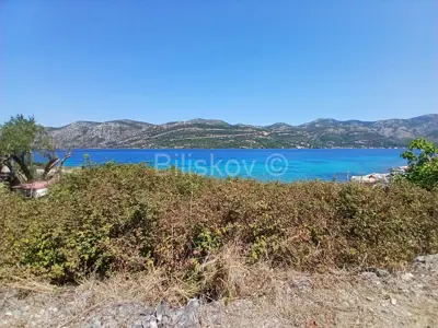 Grundstück 670 m², Kneža auf Korčula, 1. Reihe am Meer - 3