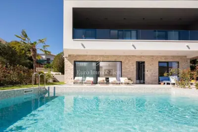 Villa in Rogoznica, first row to the sea and pool - 6