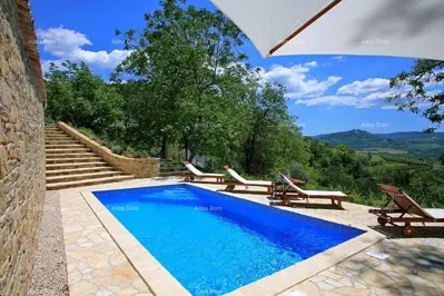 Haus, Motovun, Panoramablick und Pool - 21
